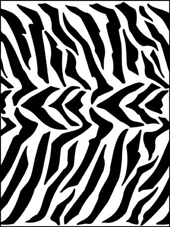 Click to see the actual Zebra stencil design.