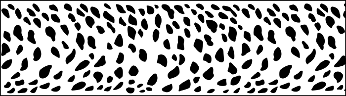 Cheetah stencil - Animal and Bird