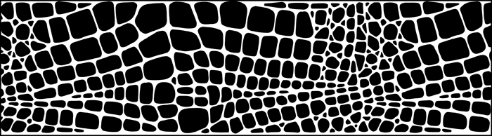 Crocodile stencil - Animal and Bird