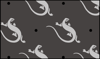 Salamander Repeat stencil - Animal and Bird