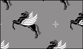 Pegasus Repeat stencil - Animal and Bird