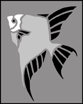 Fish No 2 stencil - Animal and Bird