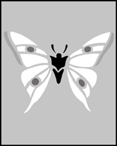 Butterfly stencil - Animal and Bird