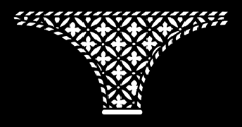 Click to see the actual Medieval Arch stencil design.