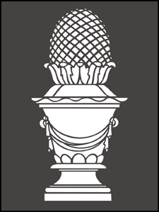 Finial No 1  stencil - Architecture
