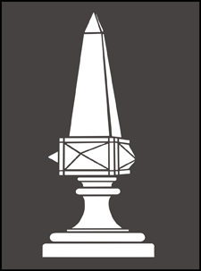 Obelisk  stencil - Architecture