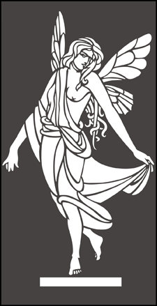 Nymph  stencil - Architecture