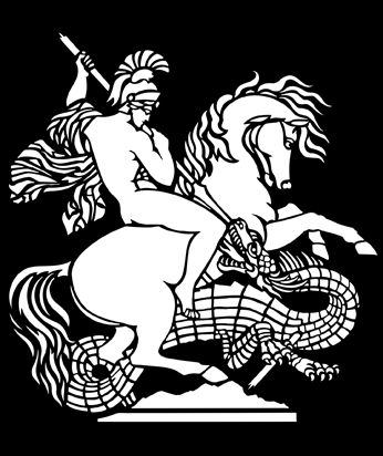 St George  stencil - Architecture
