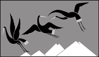 Border No 144 stencil - Art Deco