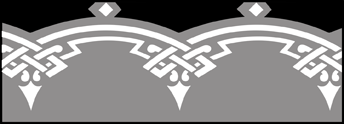 Border No 146 stencil - Art Deco