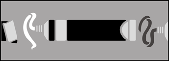 Border No 156 stencil - Art Deco