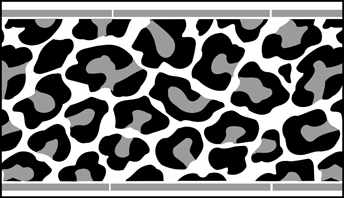 Border No 158 stencil - Art Deco