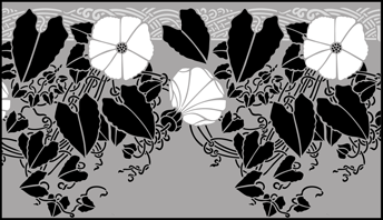 Border No 96 stencil - Art Nouveau