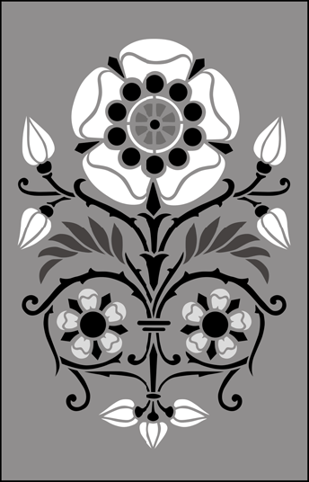 Arts and Crafts | DE152 | Motif No 44 stencil Motif No 44 stencil - Arts and Crafts
