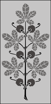 Arts and Crafts | DE153 | Motif No 45 stencil Motif No 45 stencil - Arts and Crafts