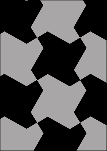 Houndstooth stencil - Big and Bold