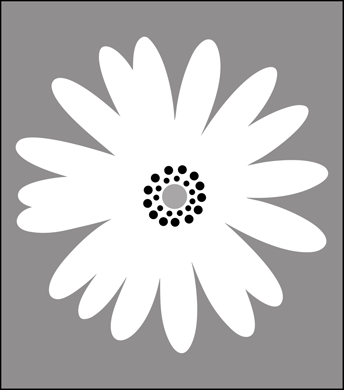 Daisy stencil - Big and Bold