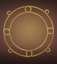 Click to see the actual Rope Cartouche stencil design.