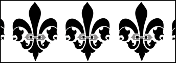 Budget | TR128 | Fleur de Lys stencil Fleur de Lys stencil - Budget