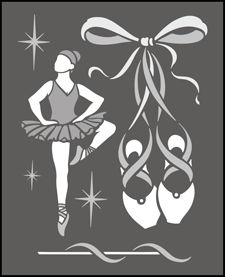 Budget | TP25 | Ballet stencil Ballet stencil - Budget