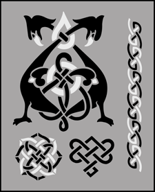Budget | TP28 | Celtic stencil Celtic stencil - Budget