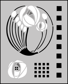 Budget | TP30 | Mackintosh stencil Mackintosh stencil - Budget