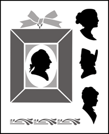 Budget | TP33 | Silhouettes stencil Silhouettes stencil - Budget