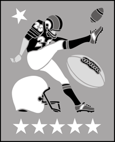 Budget | TP36 | Superbowl stencil Superbowl stencil - Budget