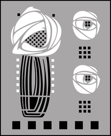 Budget | TP48 | Mackintosh No 2 stencil Mackintosh No 2 stencil - Budget