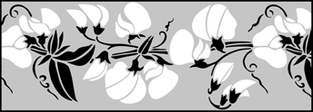 Budget | BB102 | Sweet Pea stencil Sweet Pea stencil - Budget