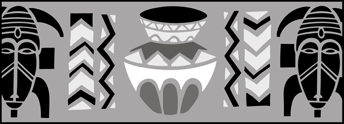 Budget | BB93 | Afrika stencil Afrika stencil - Budget