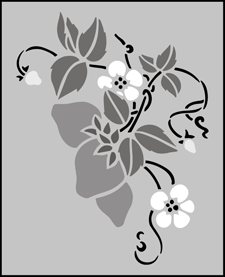 Budget | SS34 | Strawberries stencil Strawberries stencil - Budget