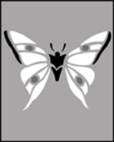 Butterfly stencil - Budget