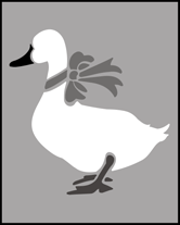 Duck stencil - Budget