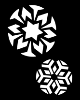 Snowflakes stencil - Budget