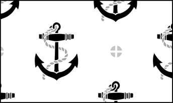 Anchors Repeat stencil - Budget