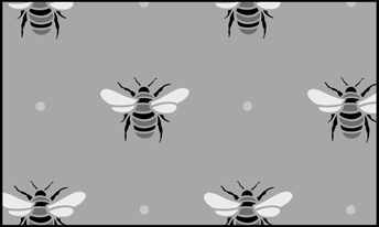 Bee Repeat stencil - Budget