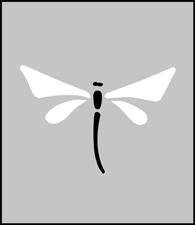 Dragonfly Solo stencil - Budget