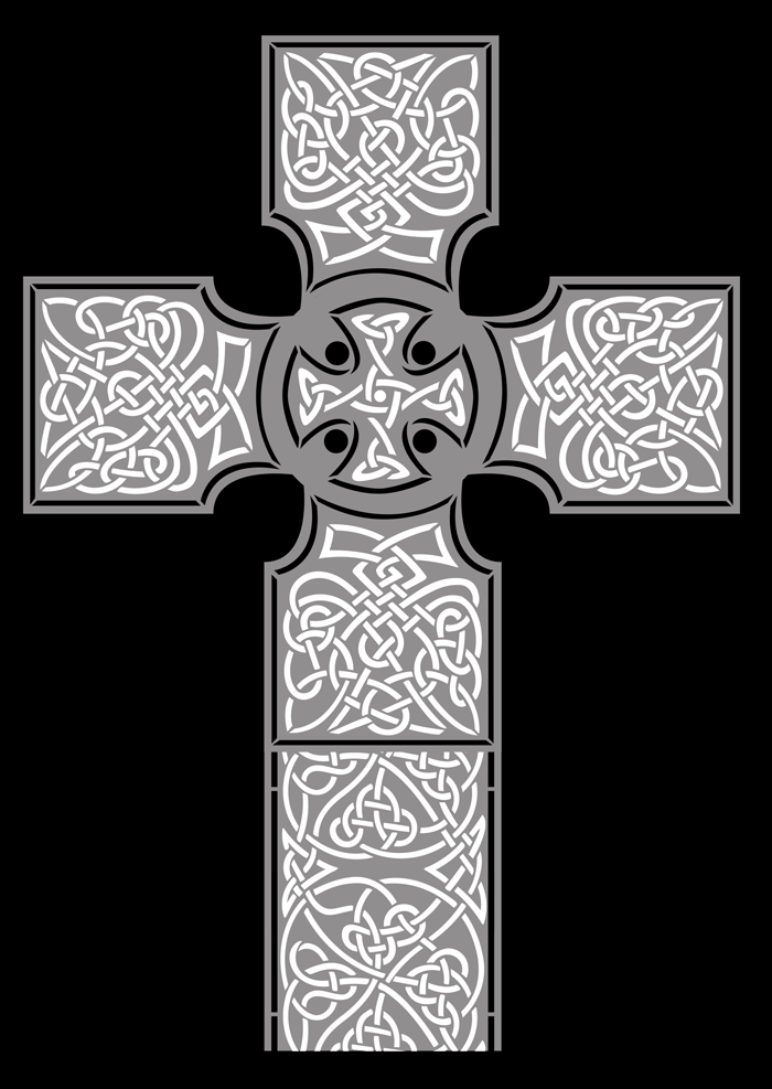 Celtic Cross stencil - Celtic