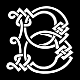 Celtic Initials - B stencil - Celtic