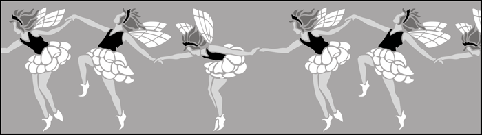 Childrens | 320 | Fairies stencil Fairies stencil - Childrens
