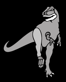 Dinosaur  stencil - Childrens