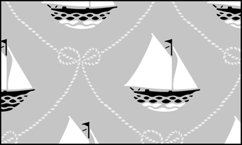 Yachts Repeat stencil - Childrens