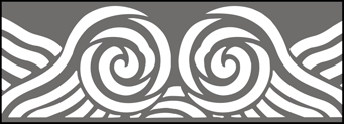 Waves stencil - Chinese Style