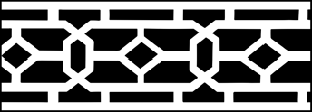 Chinese Fret stencil - Chinese Style