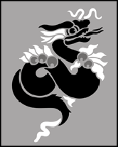 Dragon stencil - Chinese Style