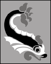 Dolphin No 2 stencil - Chinese Style