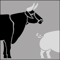 Farm Animals stencil