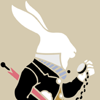 White Rabbit 1 stencil