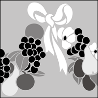 The Fruit Swag stencil - price £37.85 Fruit Swag stencil